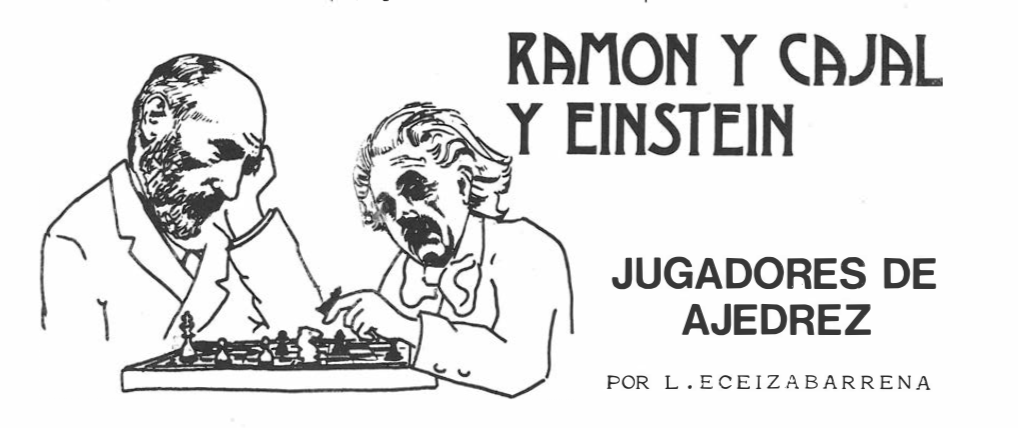 Ramon y Cajal y einstein
