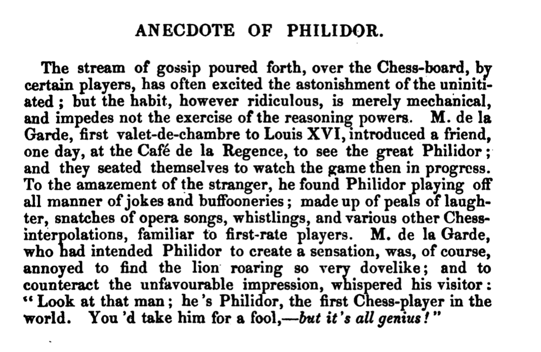 Anecdota de Philidor
